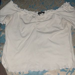 Nice girly shoulder lifted down shirt